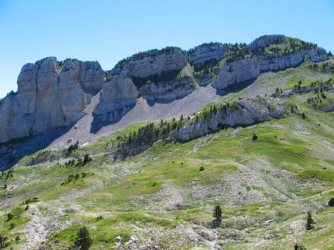 Pyrenees - Bearn - LES TOURELLES DEPUIS LE PAS DE L'OSQUE (1867 m)