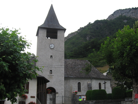 Pyrenees - Bearn - EGLISE D'ETSAUT (611 m)