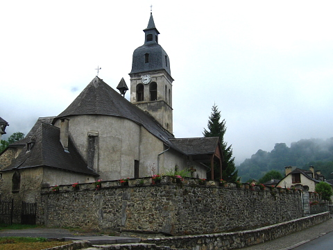 Pyrenees - Bearn - EGLISE ARRENS MARSOUS (878 m)