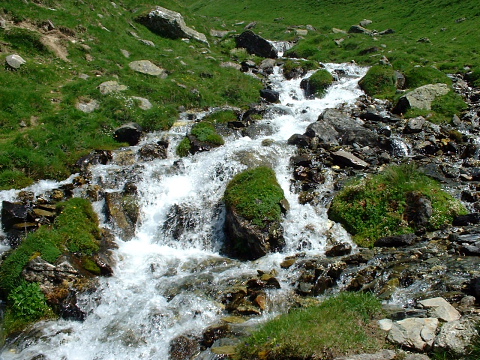 Pyrenees - Hautes Pyrenees - CASCADE DE BARBAT (1885 m) 