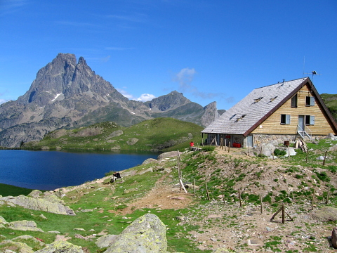 Pyrenees - Tour du Pic du Midi d'Ossau - LACS D'AYOUS - LAC GENTAU ET REFUGE (1948 m)