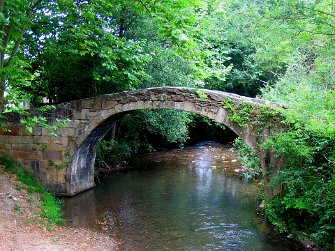 Pyrenees - Pays Basque - PONT ROMAIN (45 m)