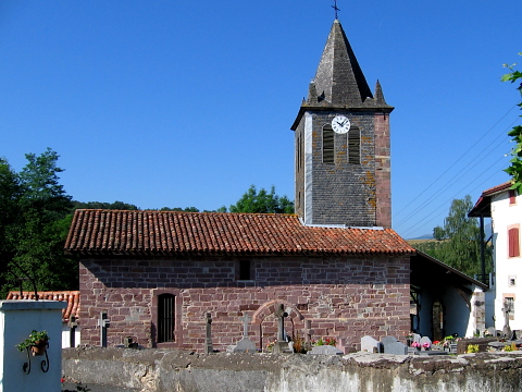 Pyrenees - Pays Basque - EGLISE DE MAGDELEINE  (178 m)