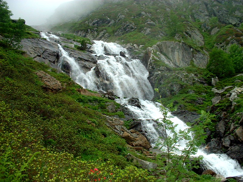 Pyrenees - Pic du Midi - CASCADE DU CHIROULET (1680 m) 